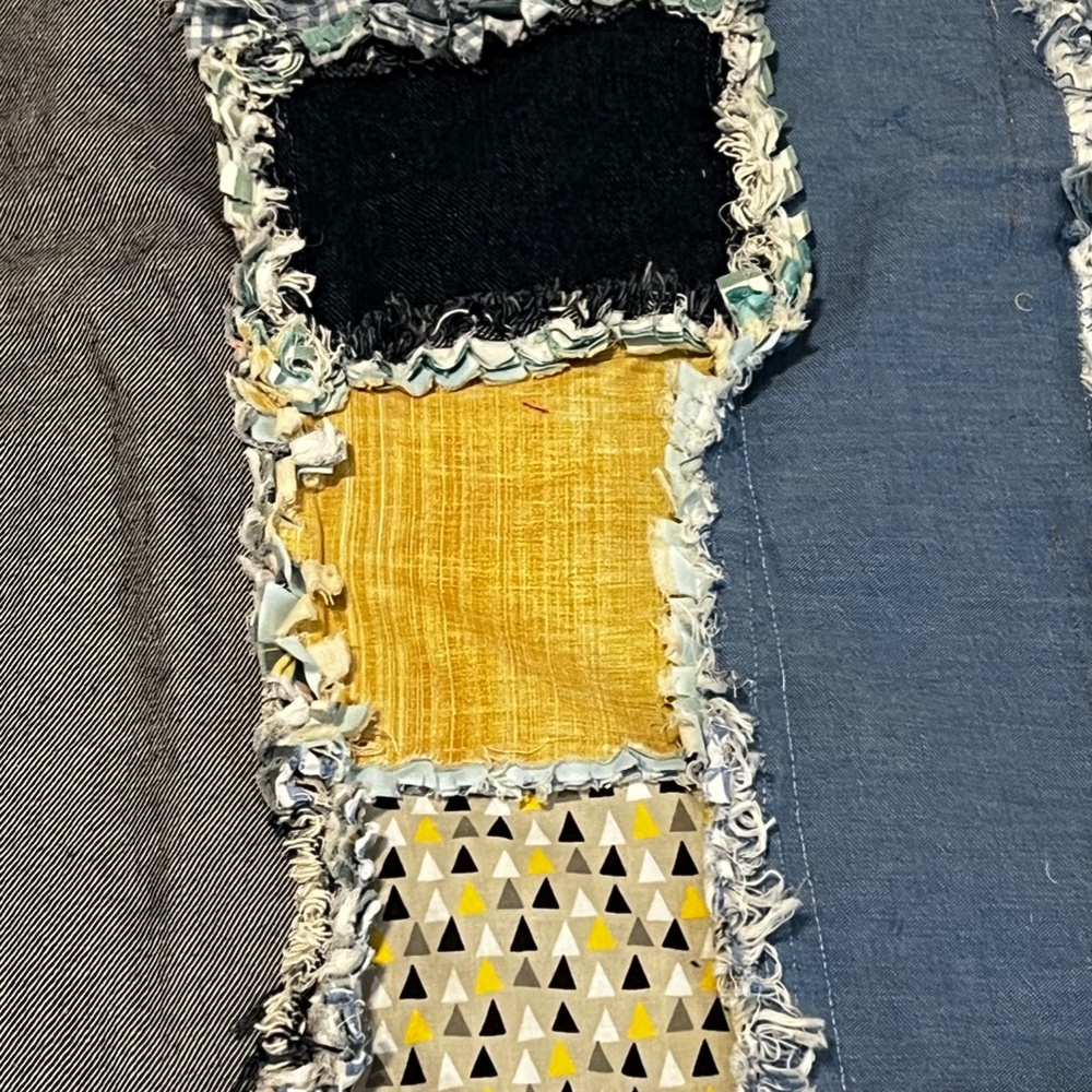 New Handmade Rag Quilt - Picture 3 of 6